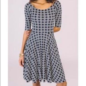 Weston Wear Navy Blue Maxine Dress Size Medium NWT